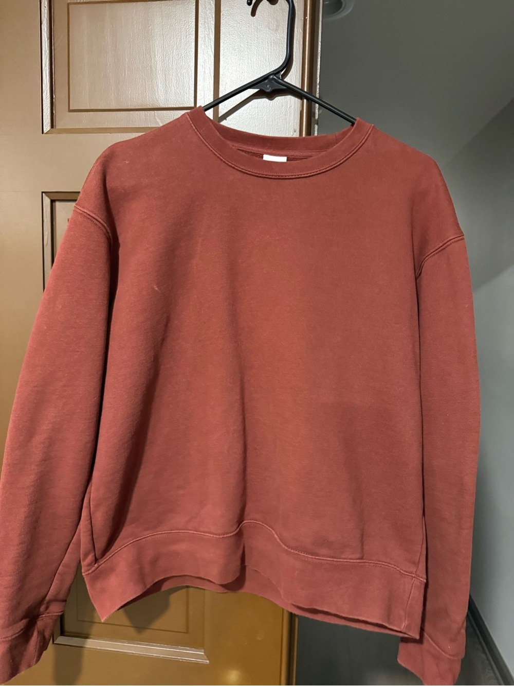 Rust Crewneck Sweatshirt- Zara size S